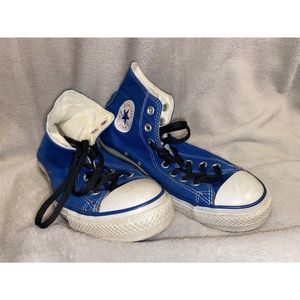 All Star High Top Converse- Blue- M7/W9